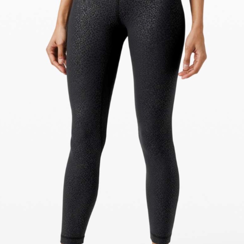 ⚫️ Lululemon Align HR Pant 25" Code Emboss Black - Picture 5 of 9